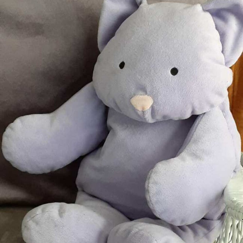 Lilac Soft, Smooshy & Snuggly Kitty Cat
